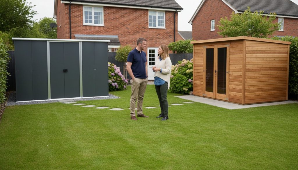 Metal Shed vs Wood Shed: The Ultimate UK Buyer’s Guide for 2026